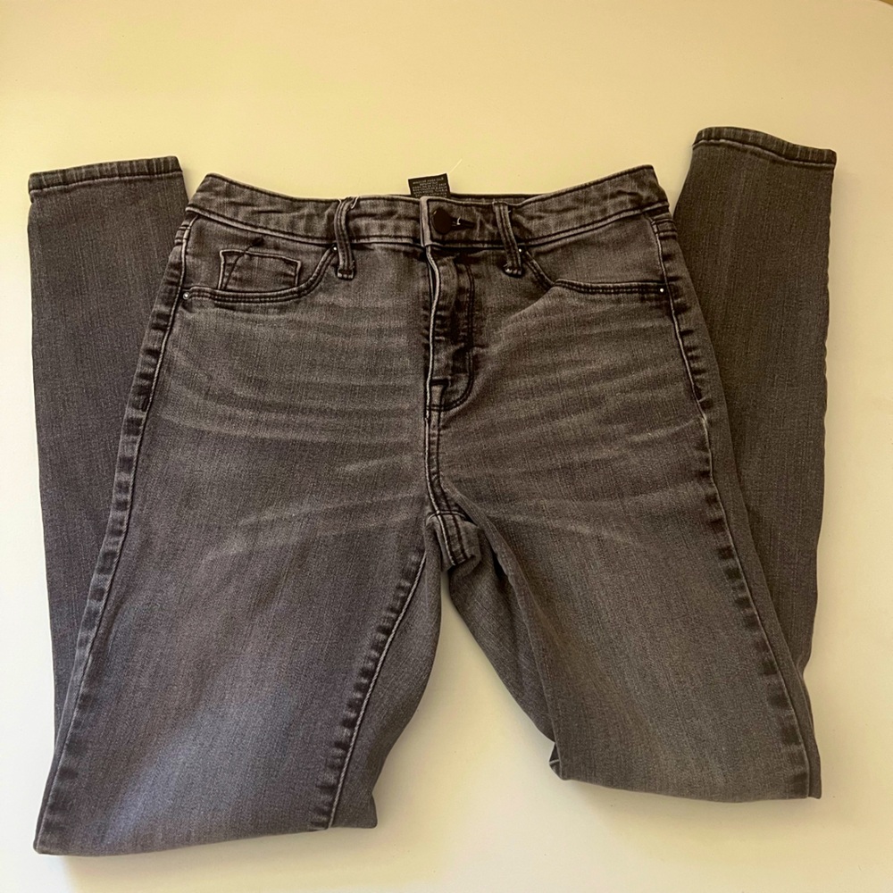 Mossimo Womens high rise black jeggings size 4/27